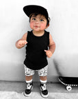 Bamboo Tank in Black