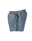 Grey Acid Wash Sweat Shorts