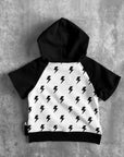 Short Sleeve Hoodie in Bowie