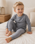 Bamboo Grey Long Sleeve PJs