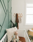 Rust Mudcloth Muslin Crib Sheet