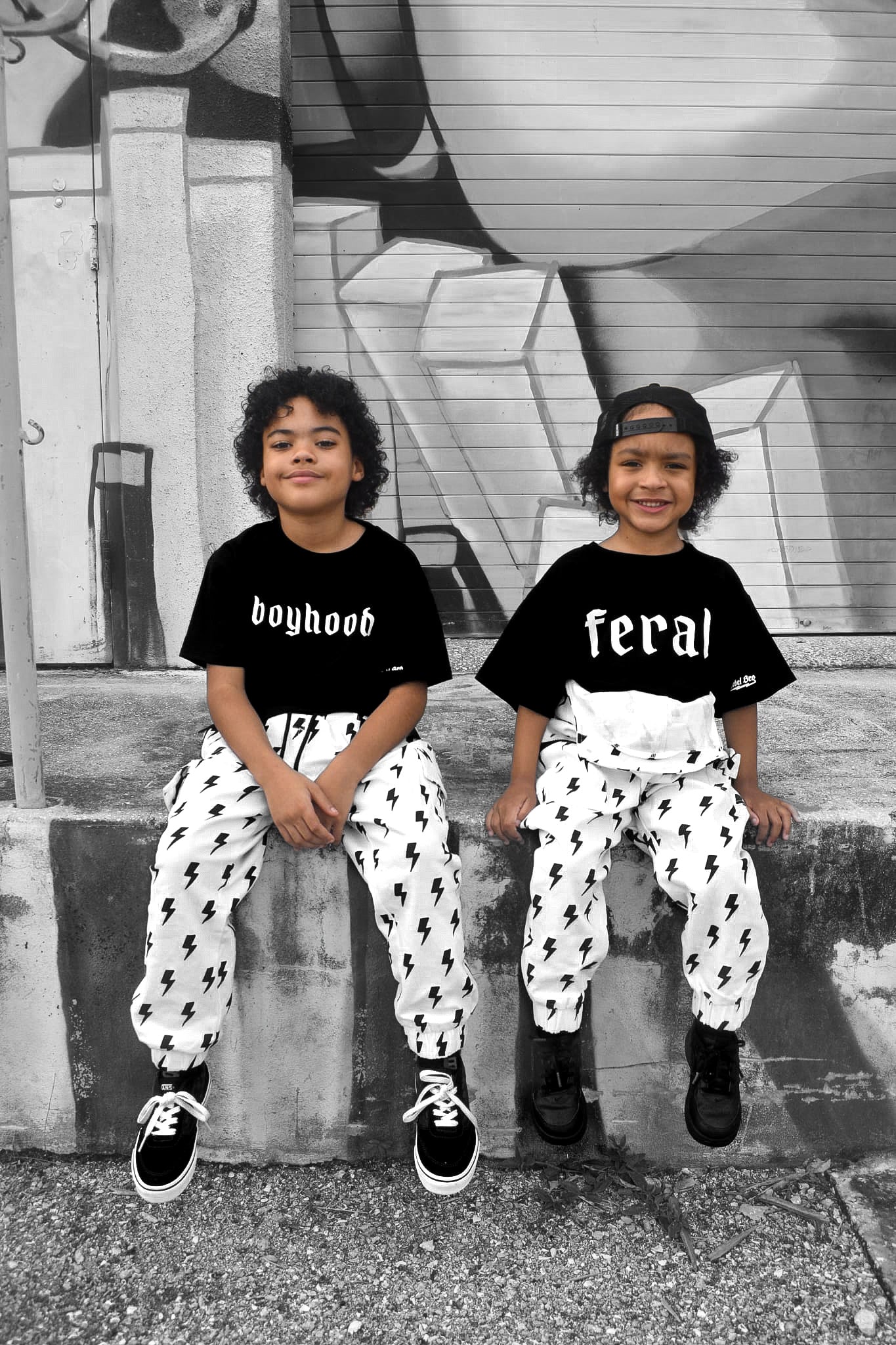 Bamboo Graphic Tee in Boyhood