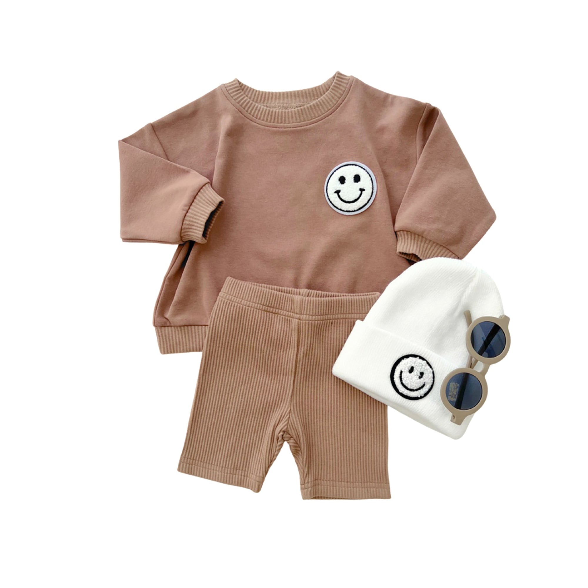 Biker Shorts Set | Mocha