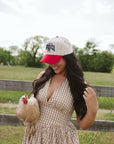 Made in America - Red Stripe Vintage Trucker Hat