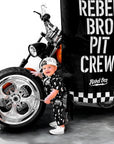 Pit Crew Romper in Jagger