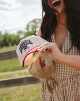 Made in America - Red Stripe Vintage Trucker Hat