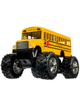 Monster School Bus, Pull Back Action, Die-Cast