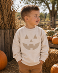 Neutral Jack-O-Lantern Baby/Kids Pullover