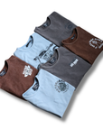 BORN TO RIDE TEE // GREY