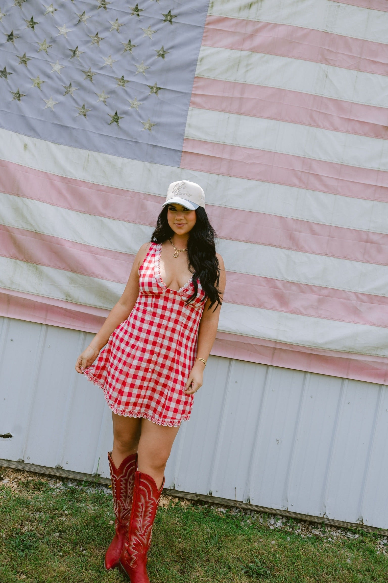 God&#39;s Country - Vintage Trucker Hat