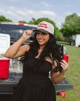 'Merican Mamacita - Leopard Vintage Trucker Hat