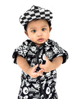 Pit Crew Romper in Warped Tour [Midnight Edition]