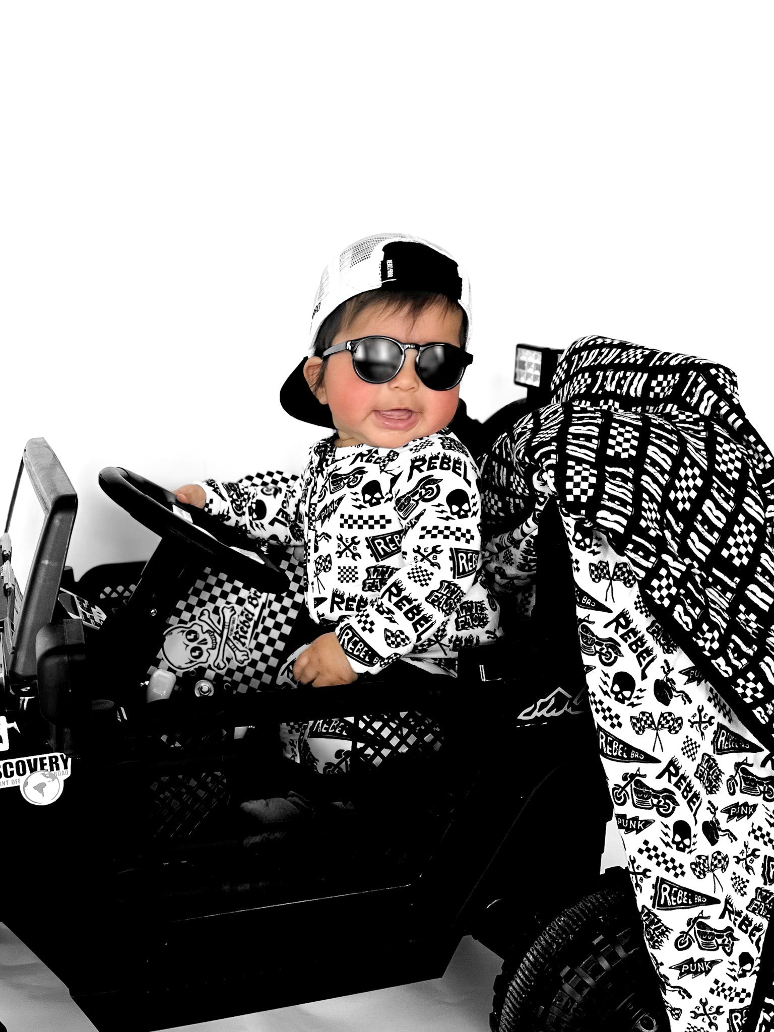 Live Fast x Rebel Racer Organic Muslin Quilt