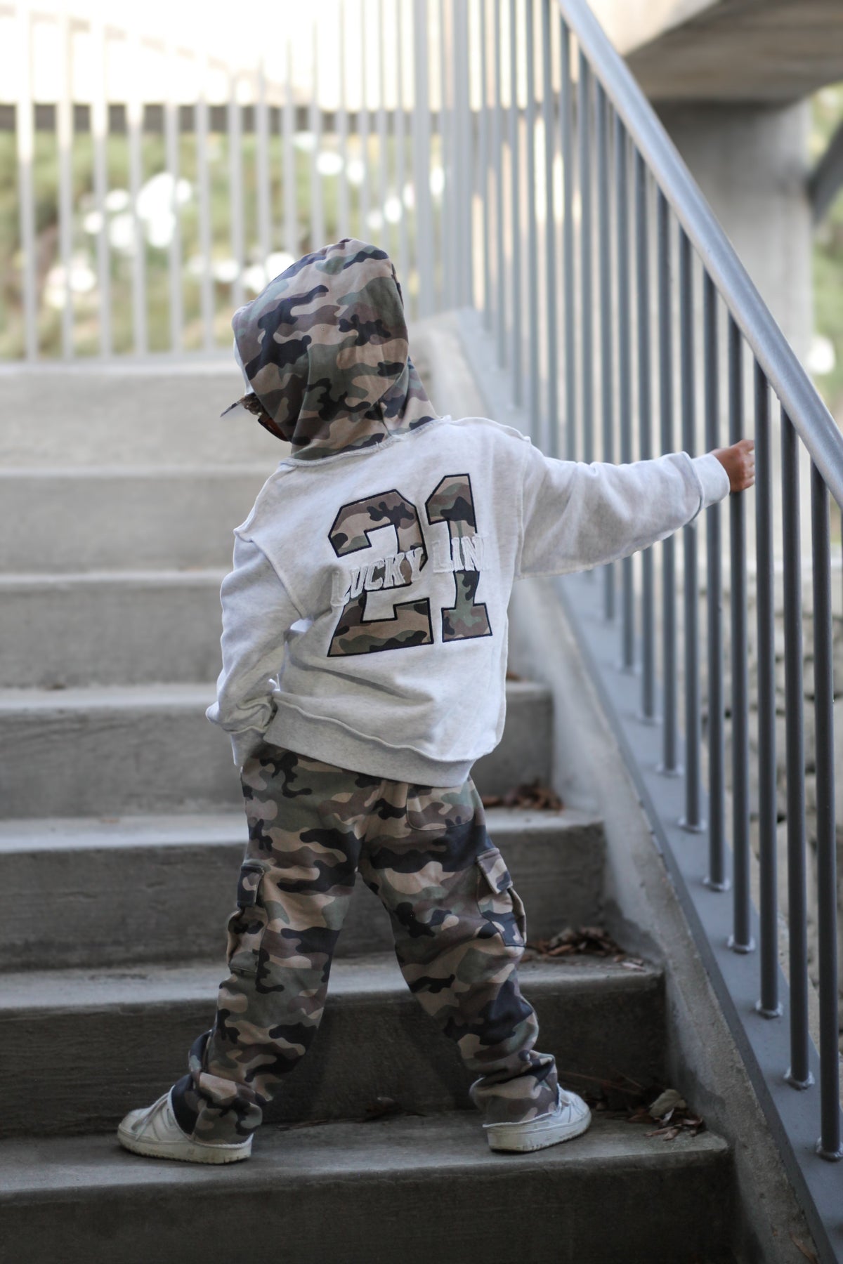 Camo Hood - Inside Out Hoodie