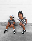 Biker Two Piece Set in Vintage Venice