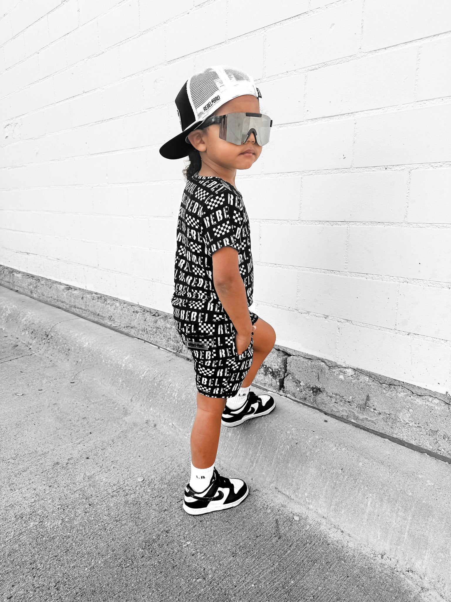 Biker Two Piece Set in Rebel Racer