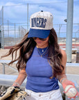 Dingers - Navy Stripe Vintage Trucker Hat - PREORDER