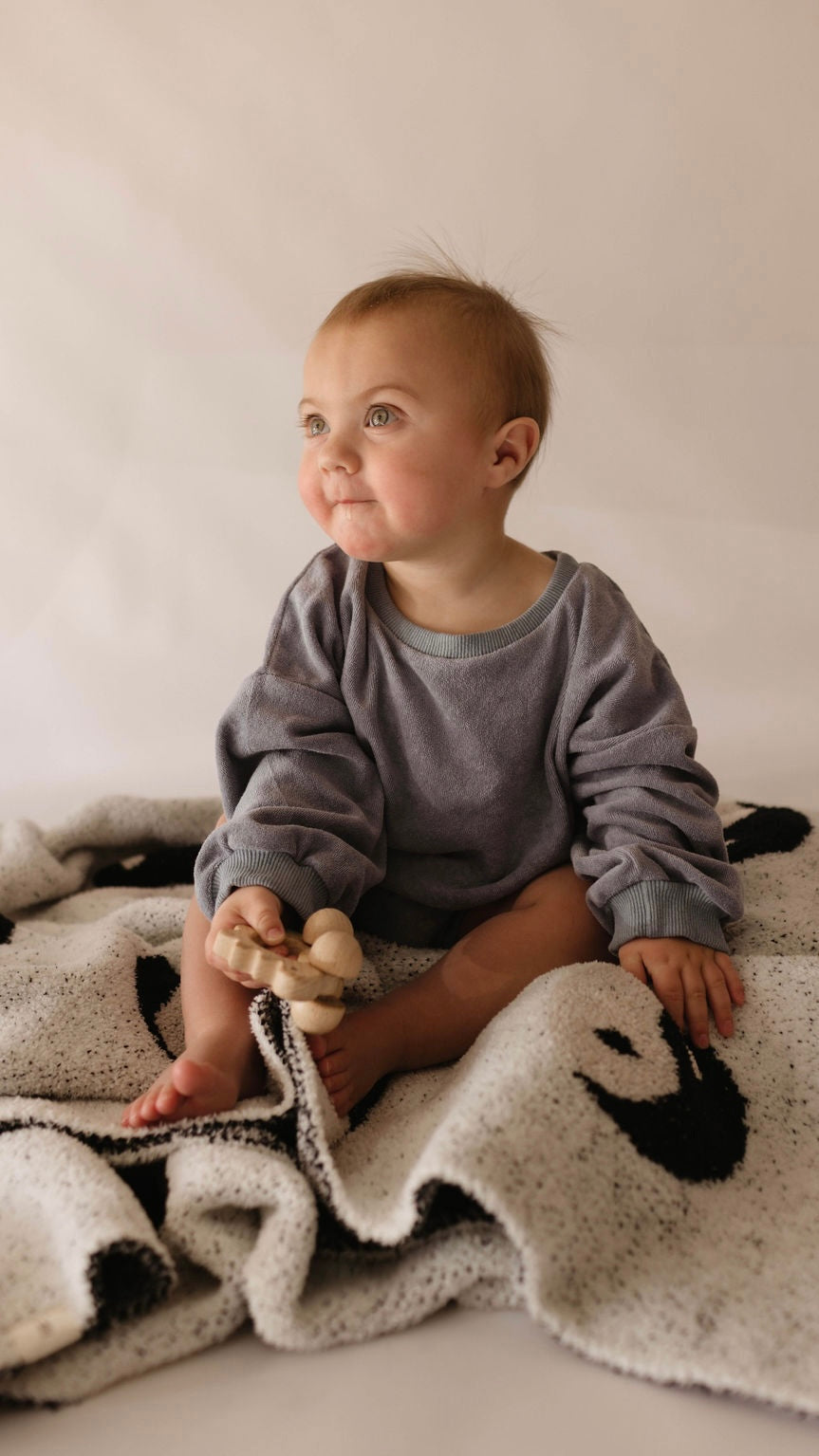 Plush Blanket | Black &amp; White Yin Yang