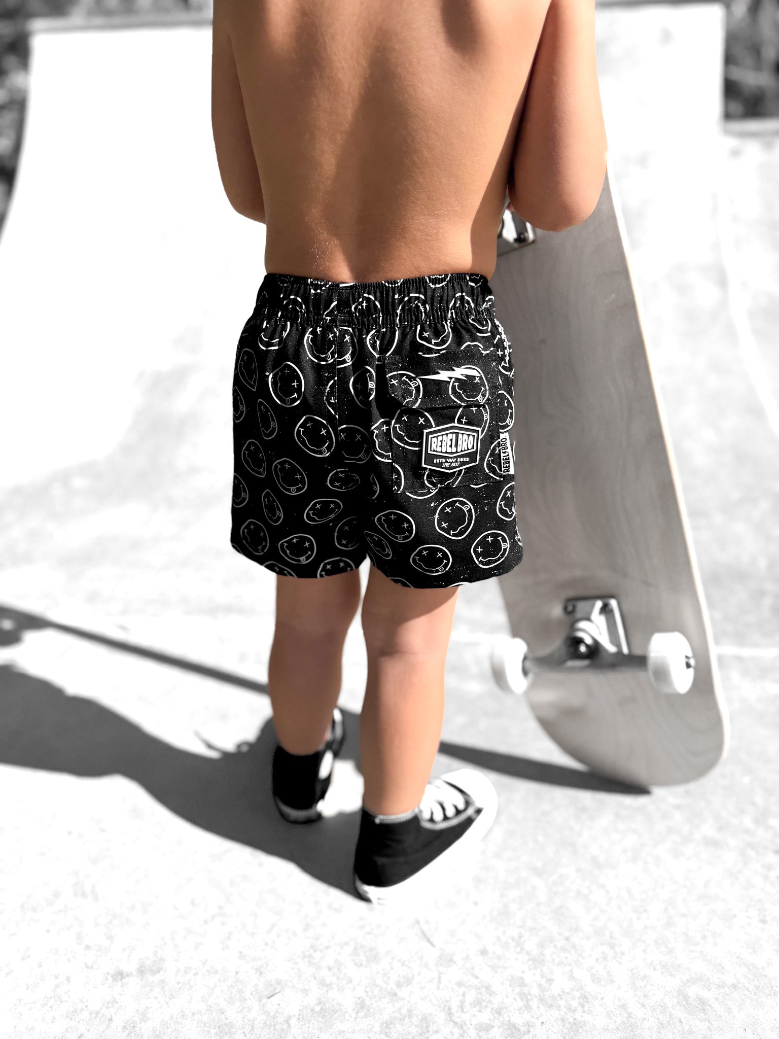 Hybrid Swim Trunks in Cobain || SIGN UP FOR RESTOCKS
