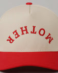 Mother Upside Down Lettering Embroidered Cap