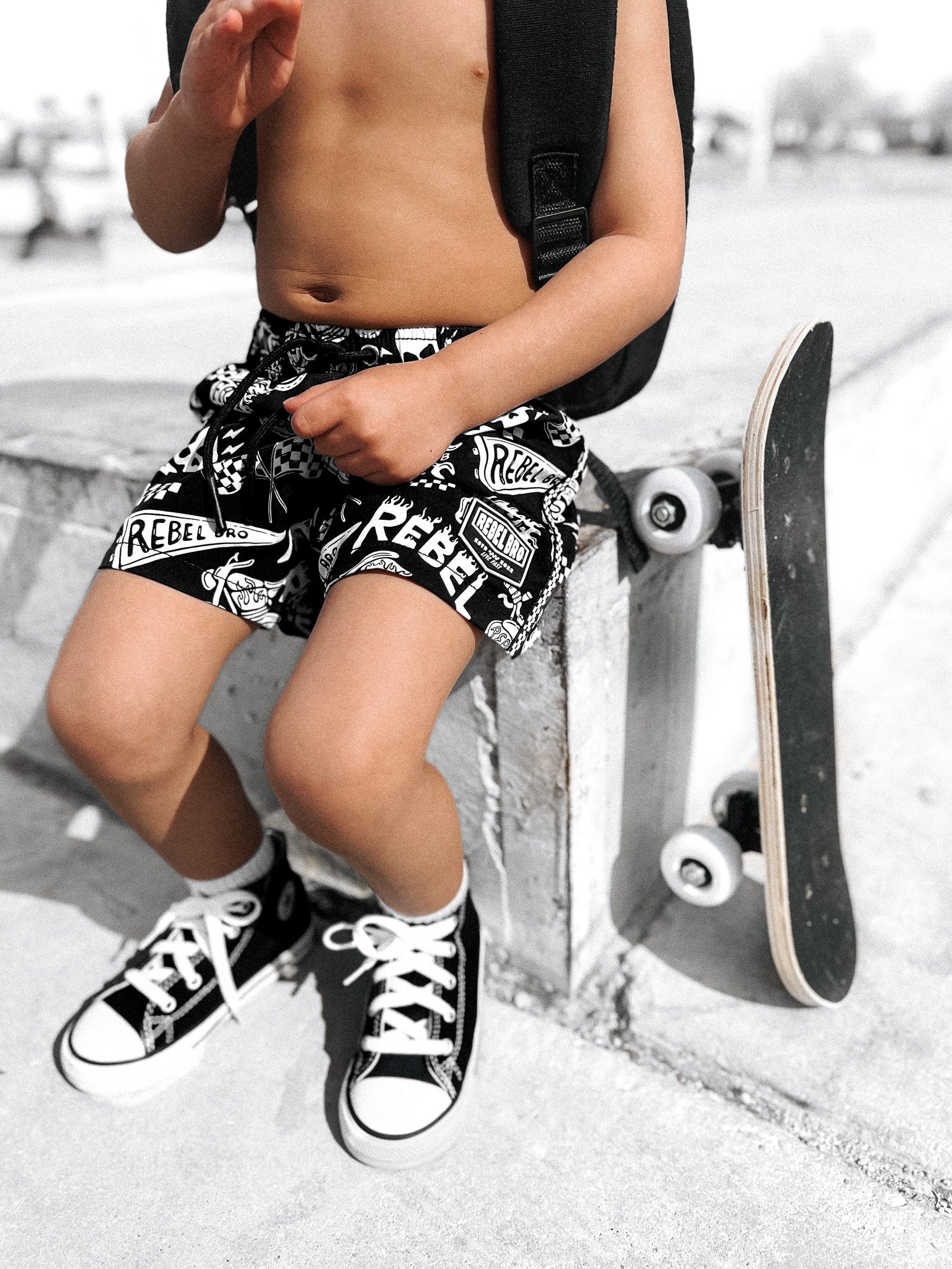 Hybrid Swim Trunks in Warped Tour [Midnight Edition]