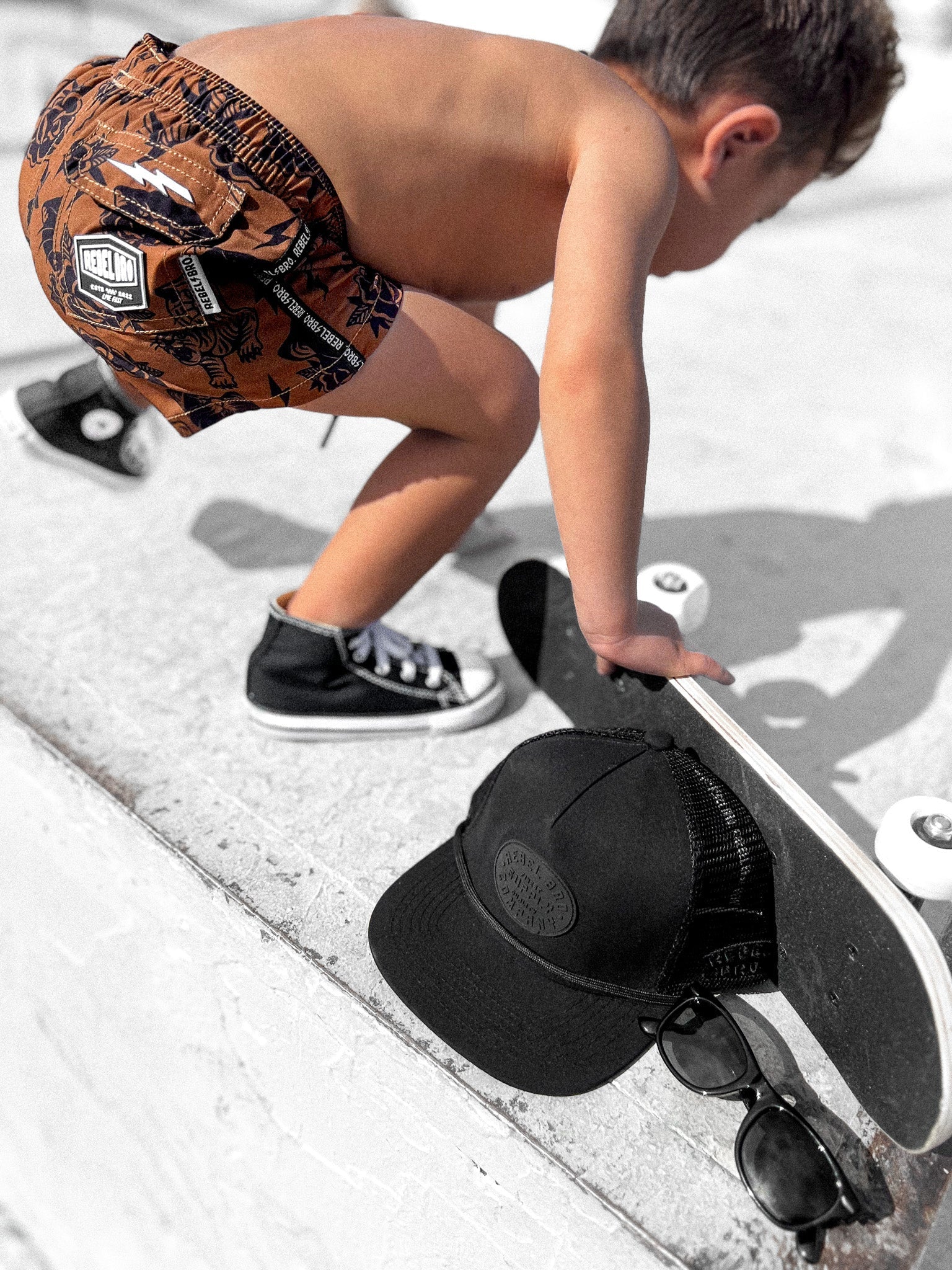 Hybrid Swim Trunks in Born to be Wild [Sahara Edition] || SIGN UP FOR RESTOCKS