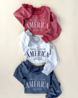 America Vintage Embroidered Sweatshirt
