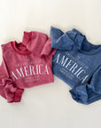America Vintage Embroidered Sweatshirt