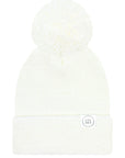 Beanie with Pom - Ivory