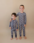 Bamboo Two Piece Set | Leopard Skull