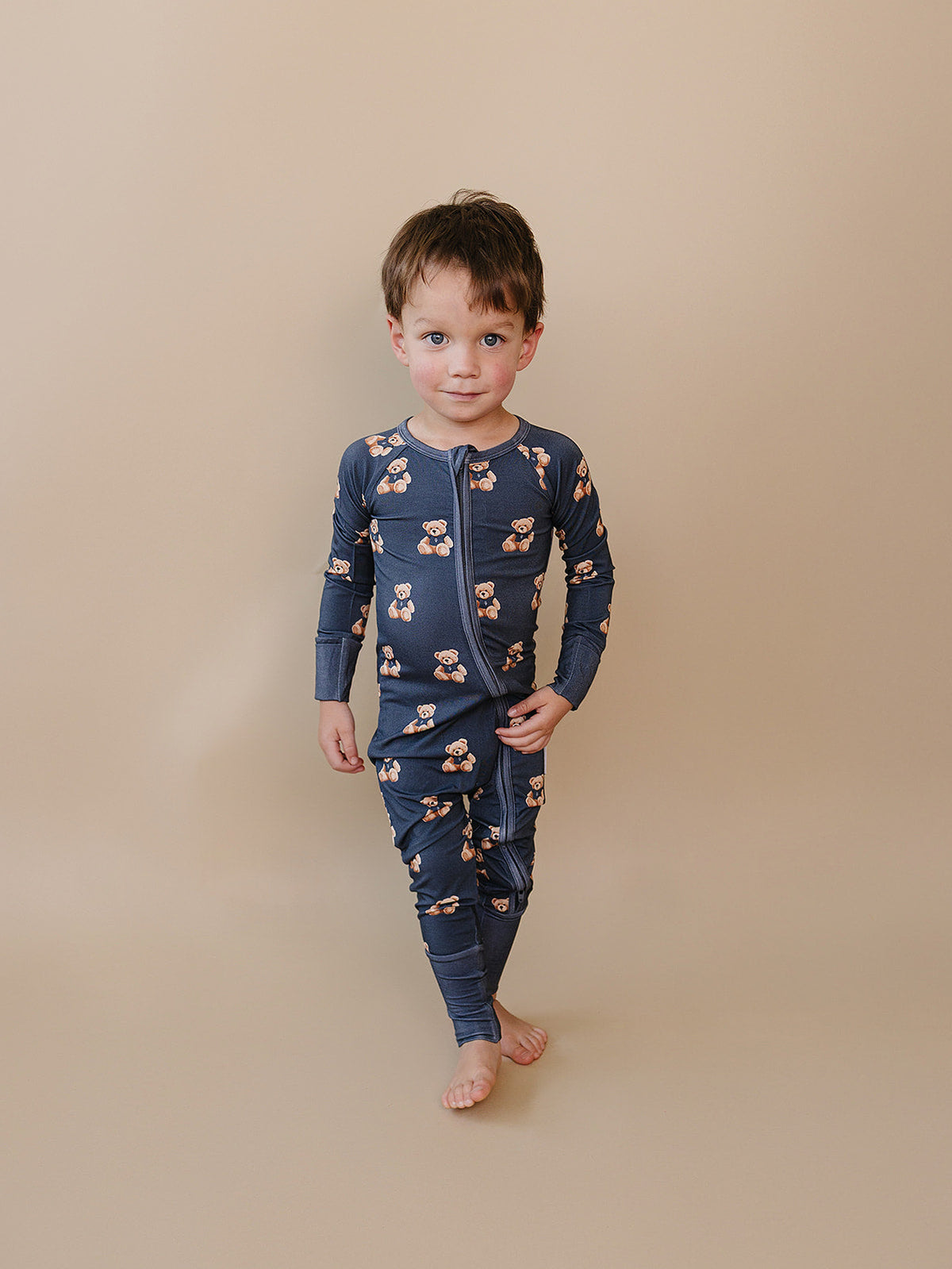 Bamboo Zip Romper | Bear Vibes