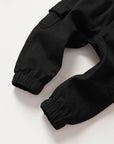 Cotton Twill Caro Jogger - Black