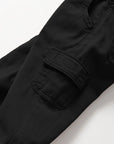 Cotton Twill Caro Jogger - Black