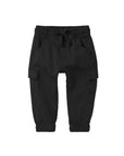 Cotton Twill Caro Jogger - Black