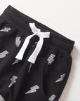 Lightning Bolt Jogger - Black
