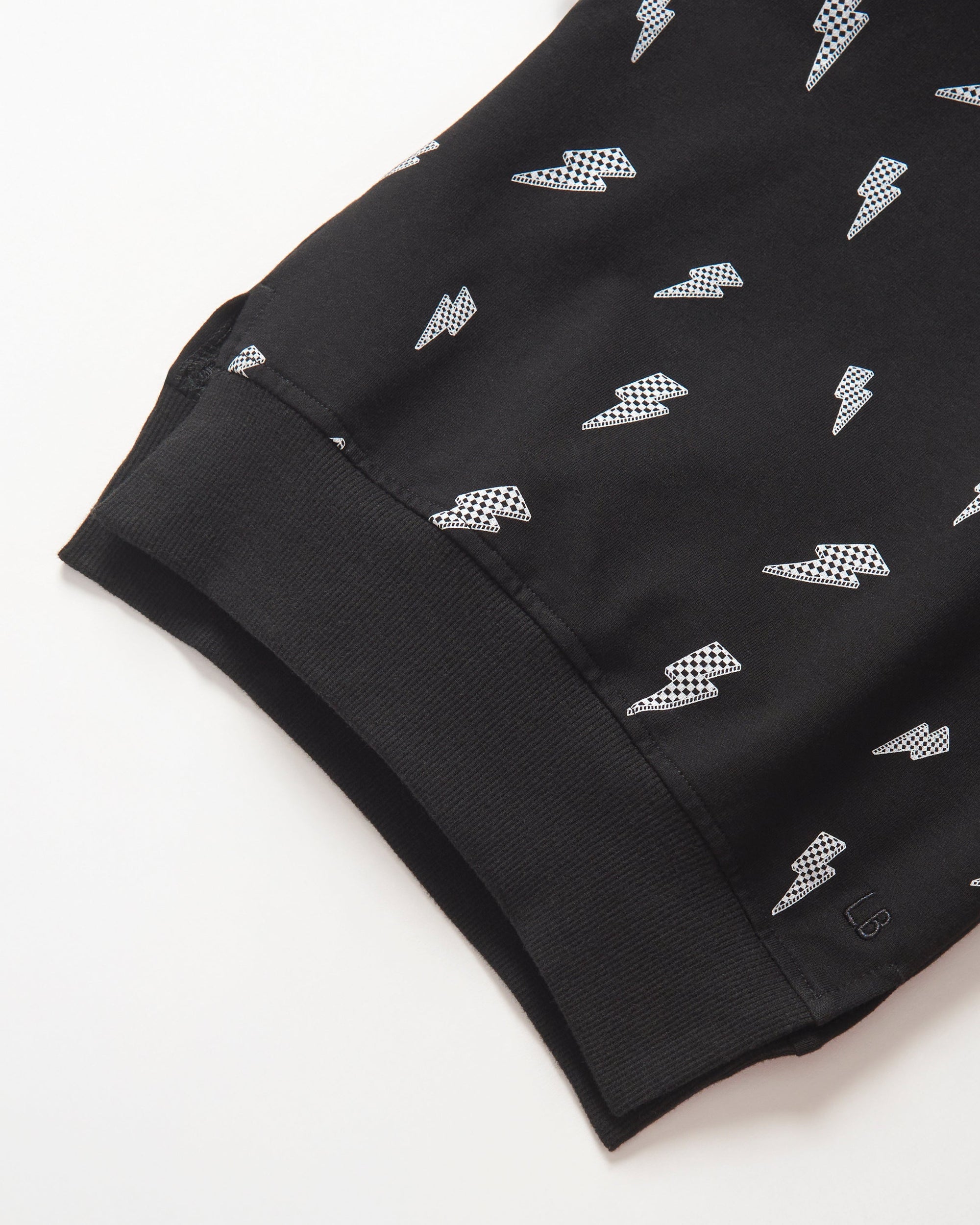 Lightning Bolt Pullover - Black