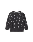 Lightning Bolt Pullover - Black