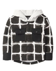 Checker Hooded Shacket