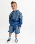 Sun-Faded Hoodie in Cobalt