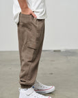 Cotton Twill Caro Jogger - Mushroom