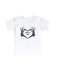 Mama's Boo Skeleton Heart Hands