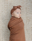 Rust Bamboo Stretch Swaddle