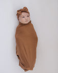 Rust Bamboo Stretch Swaddle