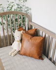 Desert Sage Muslin Crib Sheet