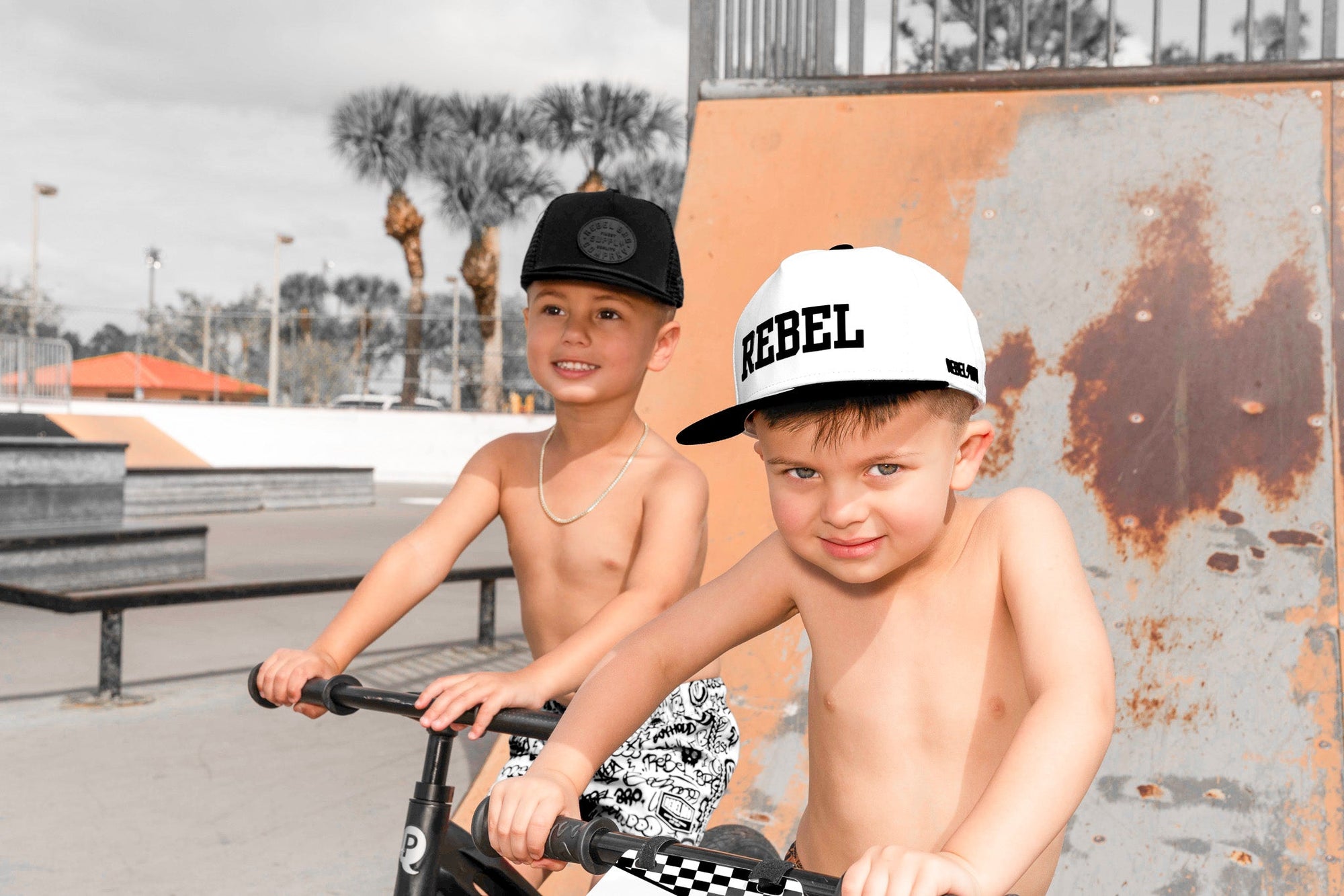 Hybrid Swim Trunks in Urban Drip || SIGN UP FOR RESTOCKS