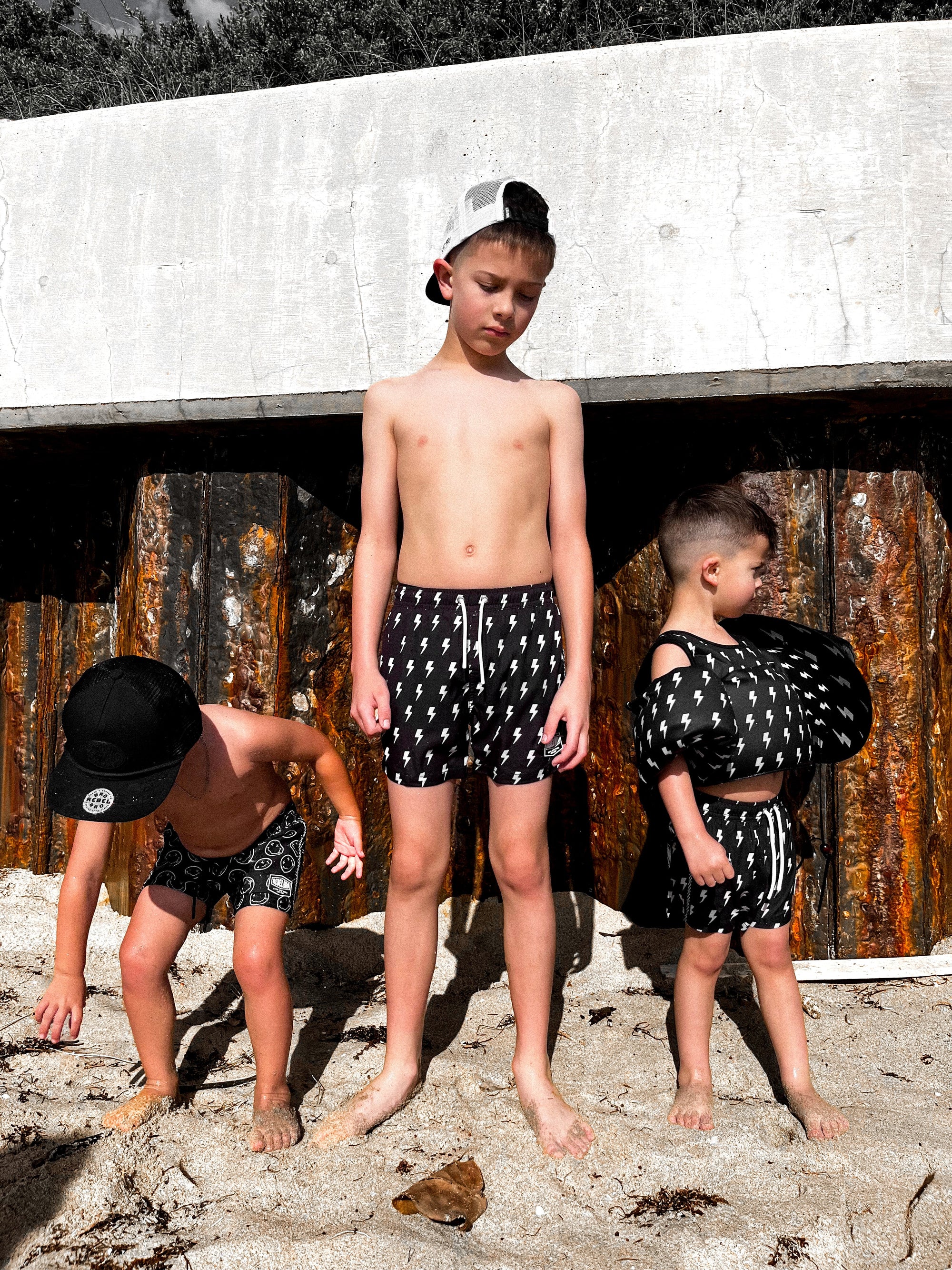 Hybrid Swim Trunks in Cobain || SIGN UP FOR RESTOCKS