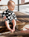 UPF50+ Swim Romper in Vintage Venice