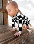 UPF50+ Swim Romper in Vintage Venice