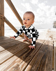 UPF50+ Swim Romper in Vintage Venice