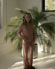 Pre-Teen Flare Bamboo Pajamas | Red Gingham